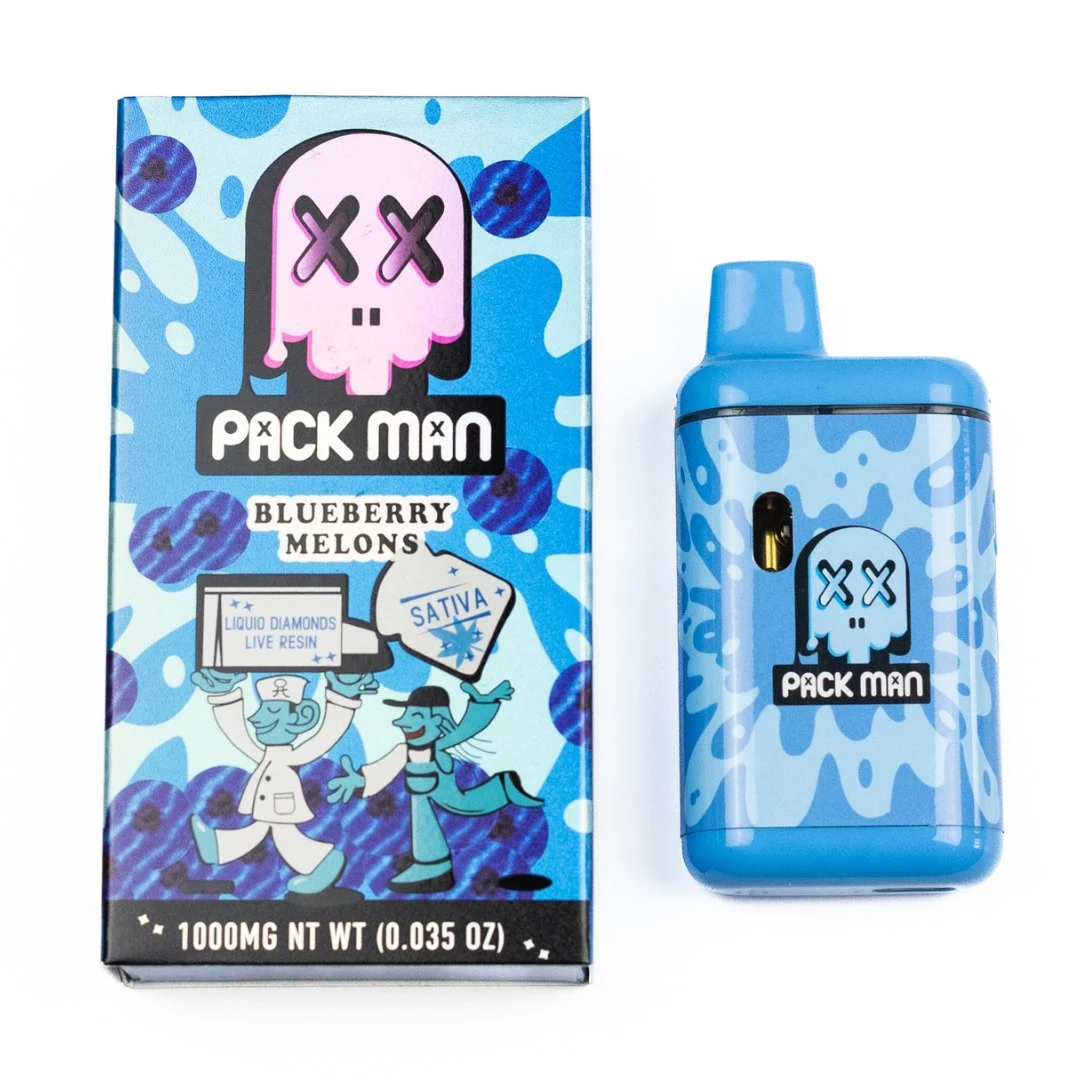 Blueberry Melons Pack Man, Vape