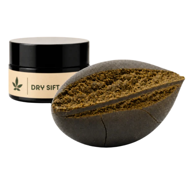 Dry Sift Hash, barattolo Society Spot con l'hash