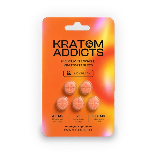 Juicy Peach Tabs, Smart Addicts, Compresse