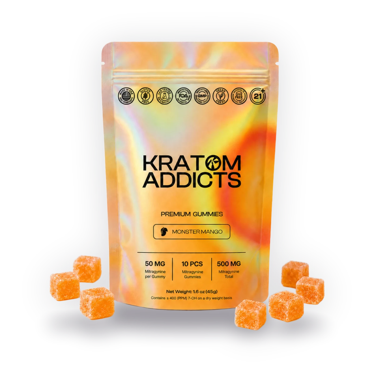 Monster Mango Gummies Kratom Addicts, Gummies