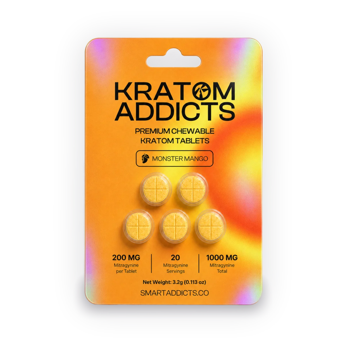 Monster Mango Tabs Kratom Addicts, Compresse
