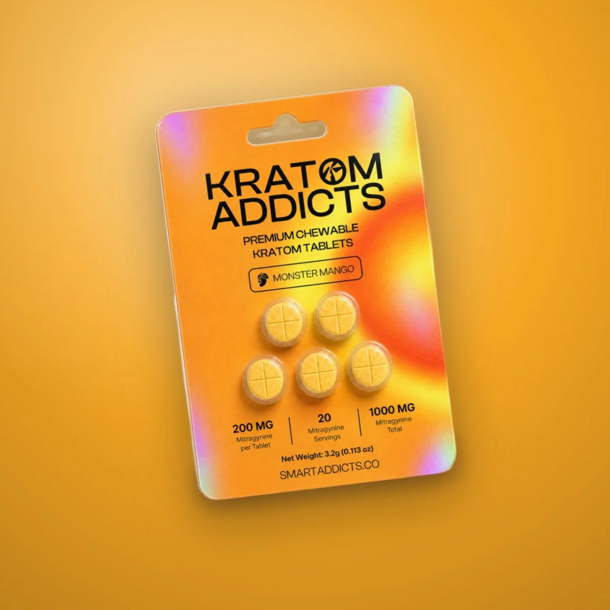 Monster Mango Tabs Kratom Addicts, Compresse