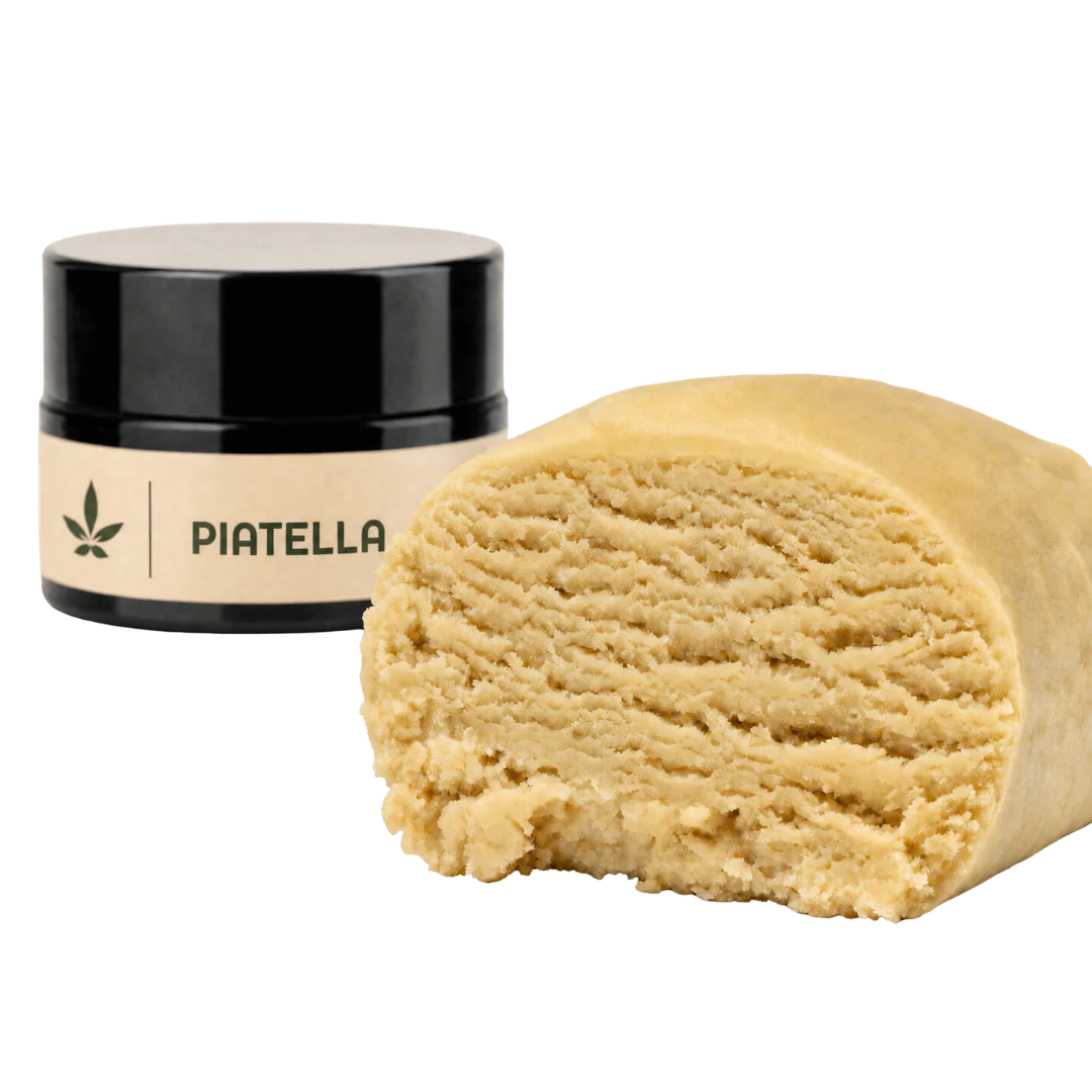 Piatella Hash, barattolo Society Spot con l'hash