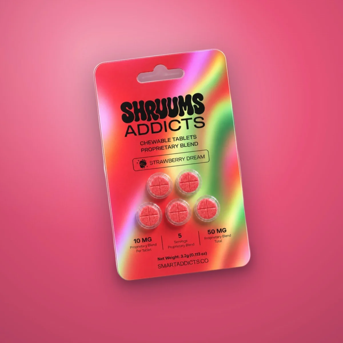 Strawberry Dream Tabs Shruums Addicts, Compresse
