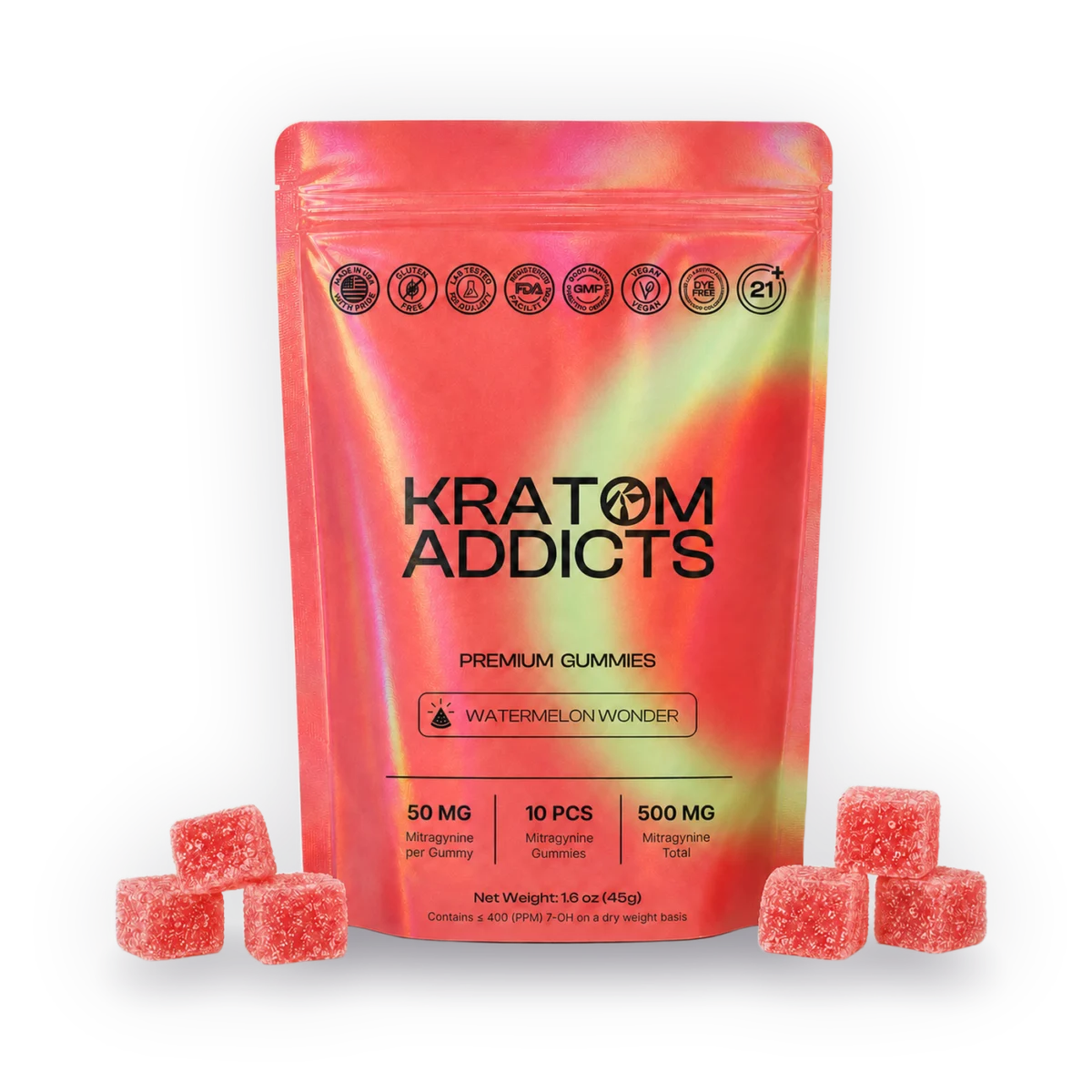 Watermelon Wonder Gummies Kratom Addicts, Gummies