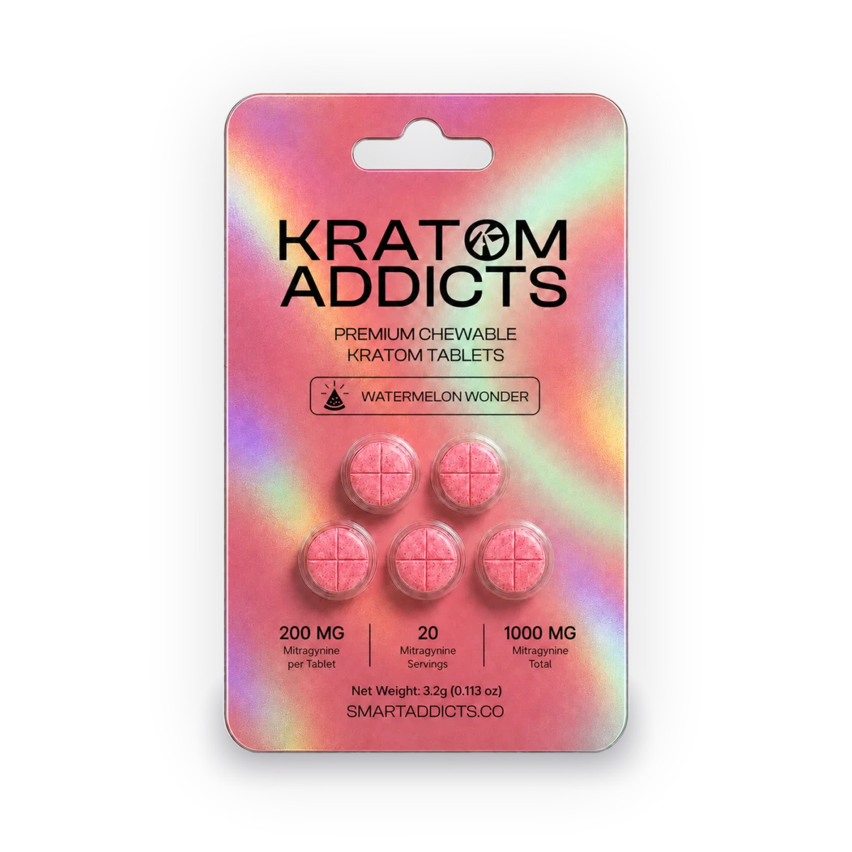 Watermelon Wonder Tabs Kratom Addicts, Compresse