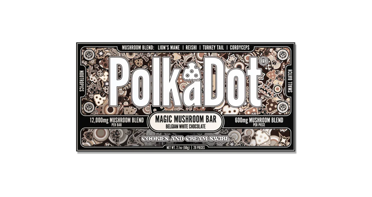 Cookies and Cream Swirl PolkaDot, Cioccolato