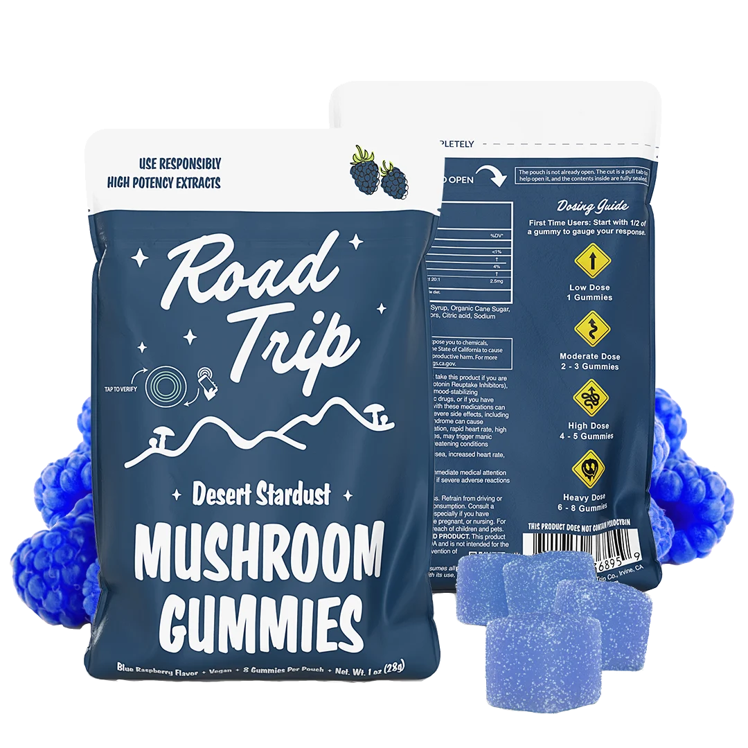 Desert Stardust Blue Raspberry Road Trip, Gummies