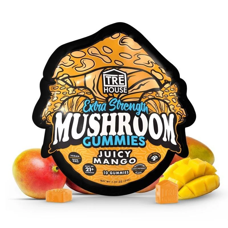 Juicy Mango Mushroom Gummies Tre House