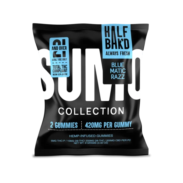 Sumo Bluematic Razz Half Bak'd, Gummies