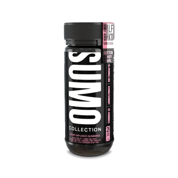 Sumo Cotton Candy Swirl, Half Bak'd, Gummies