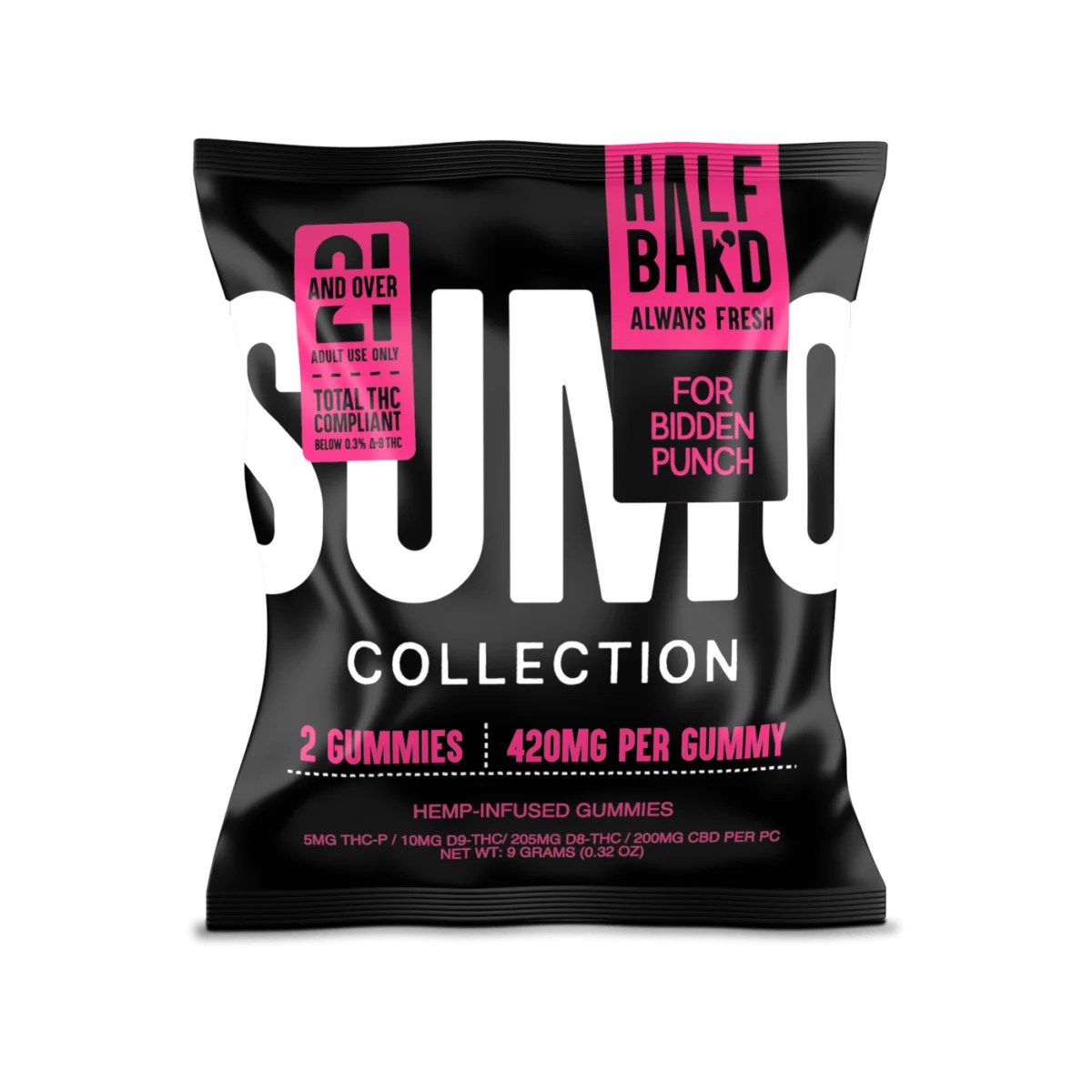 Sumo Forbidden Punch Half Bak'd, Gummies