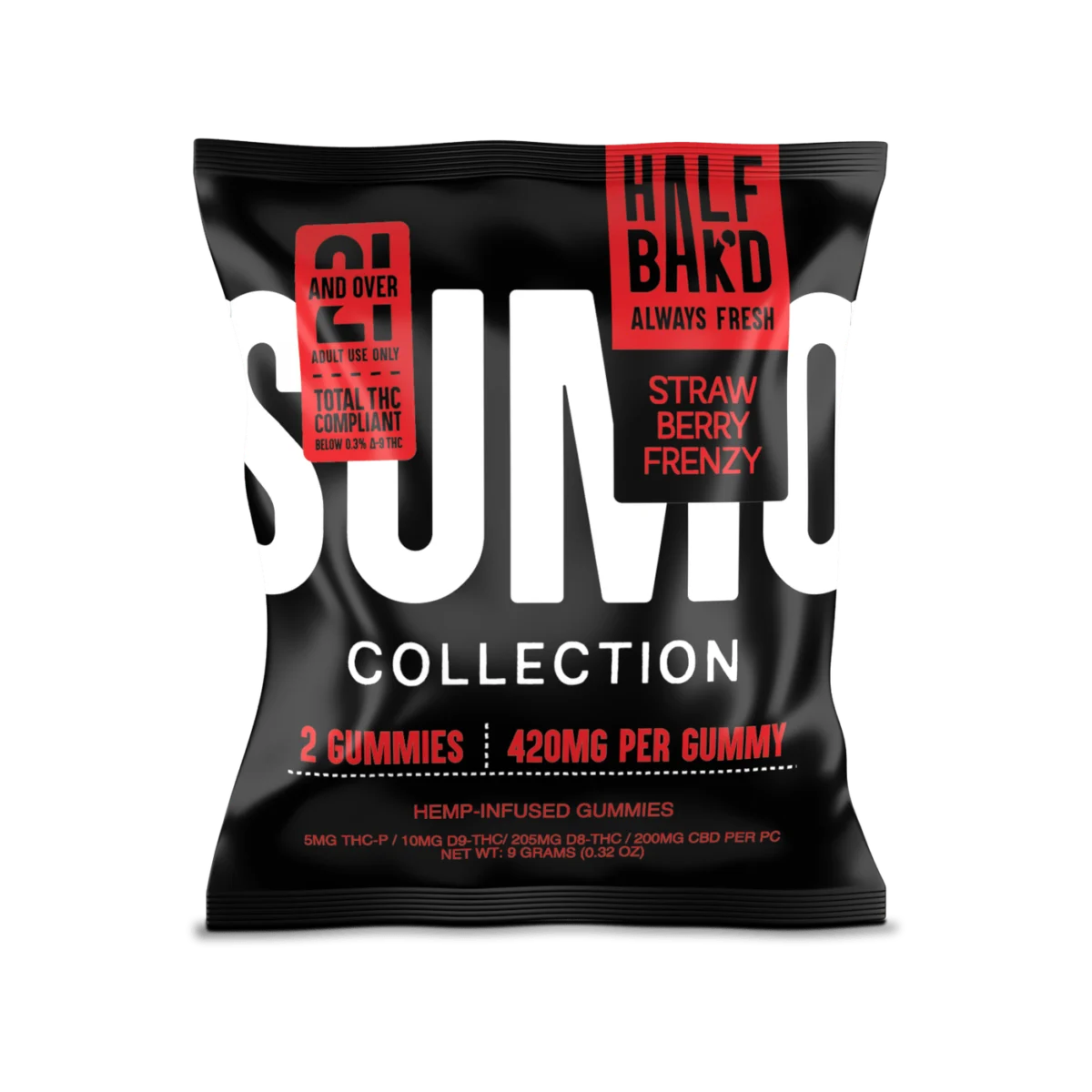Sumo Strawberry Frenzy Half Bak'd, Gummies